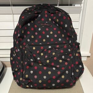 Vera Bradley Polka Dot Backpack with Multi-Color Dots